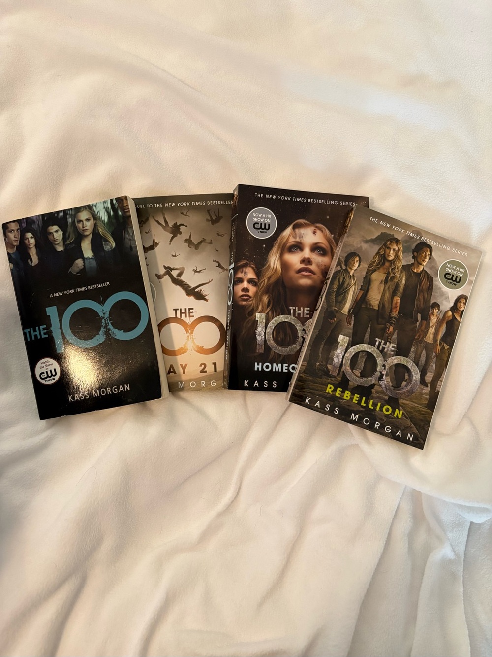 The 100 Paperback Full Book Set by Kass Morgan